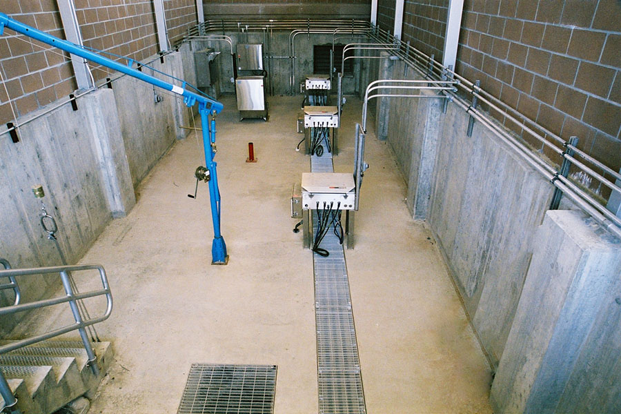 New equipment in the treatment facility