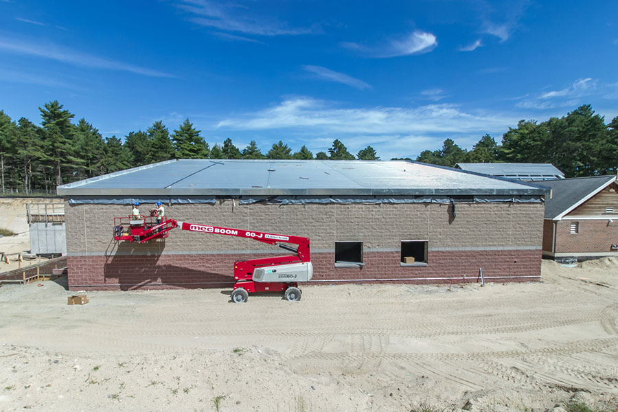 Progress on the Water Purification Plant building
