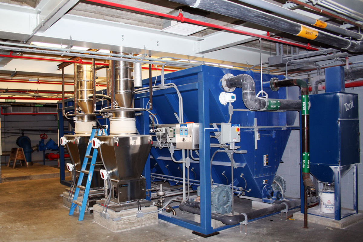 All new equipment was set, installed and tested before going online