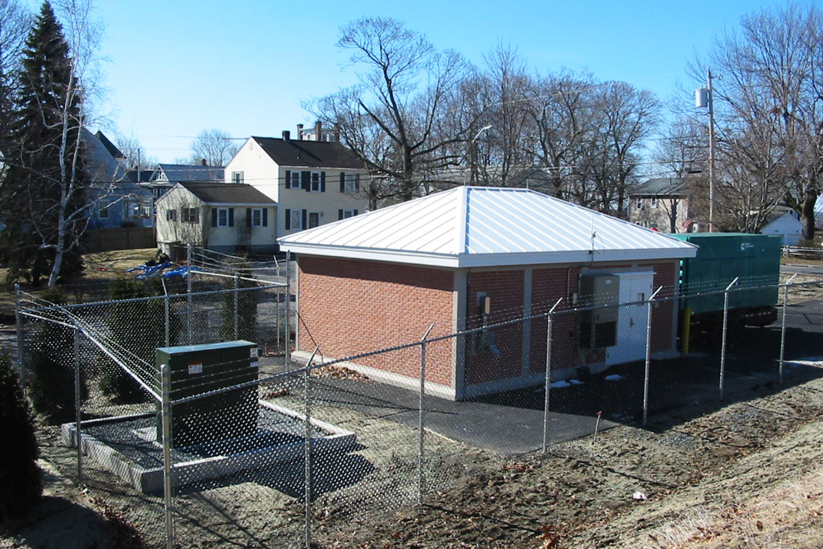 New Booster Pump Station with secure fencing