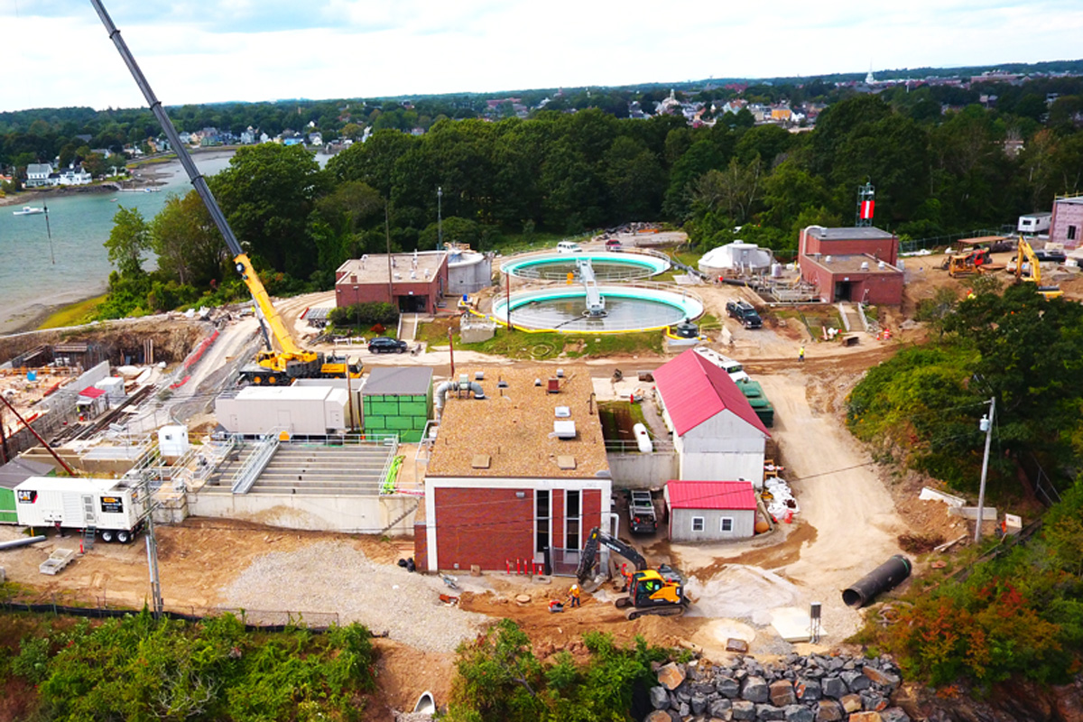 The current operations building will be demolished and replaced with a new solids building