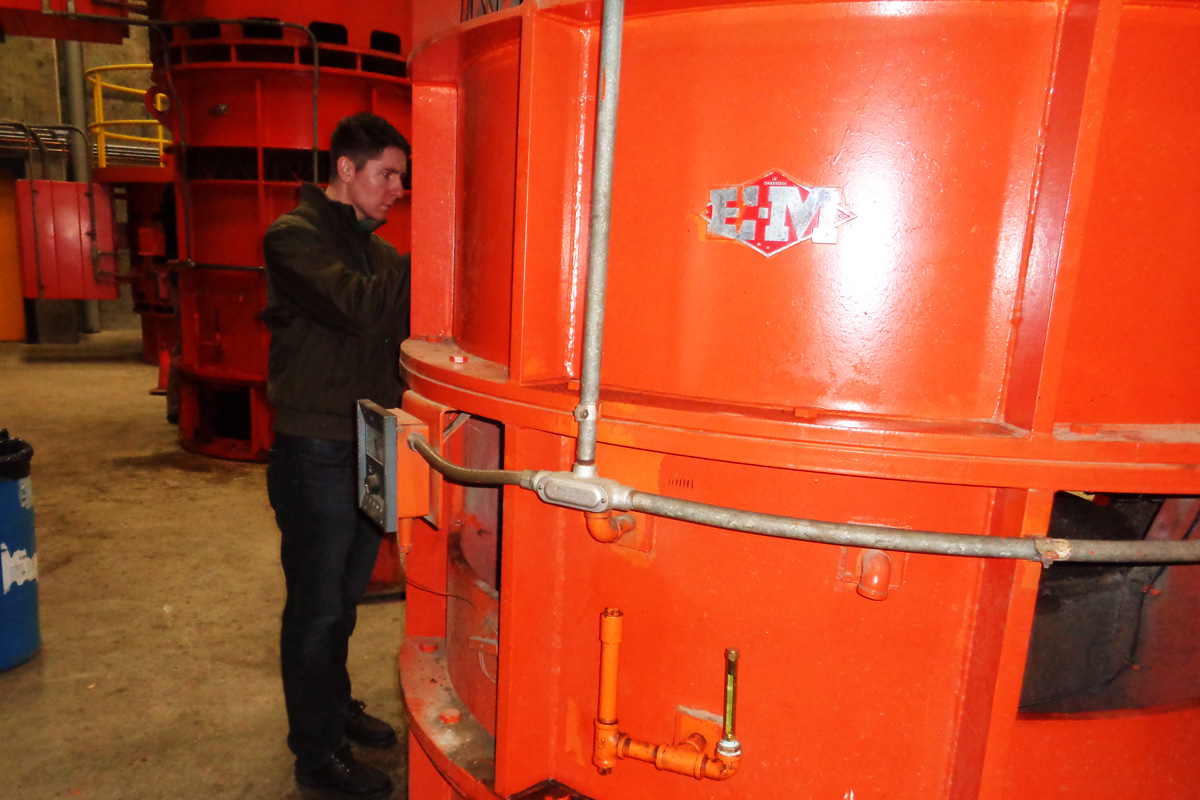 More equipment inspections inside the Riverside Pump Station