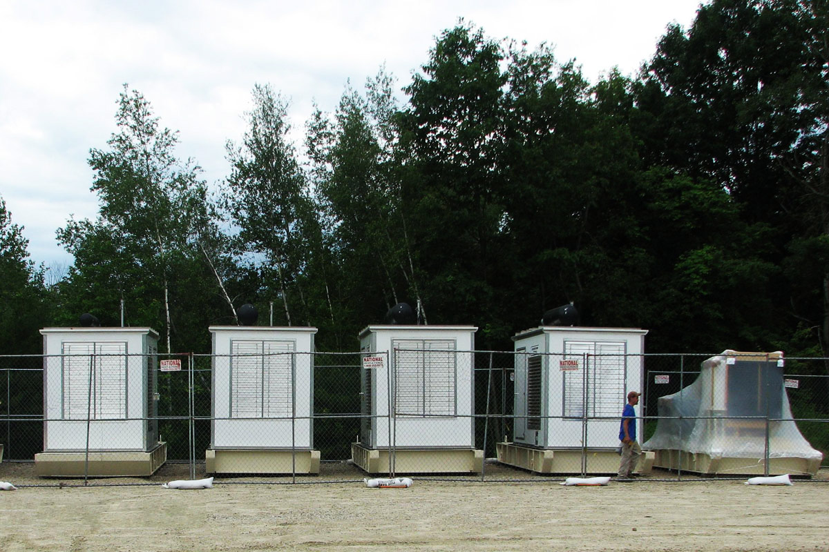 Slurry pumps ready for shipment to the NJ National Seashore