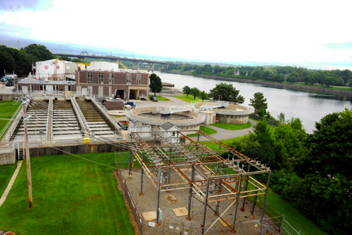 The Bangor, Maine wastewater treatment plant