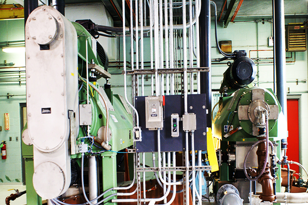 Electrical upgrades were also part of the project