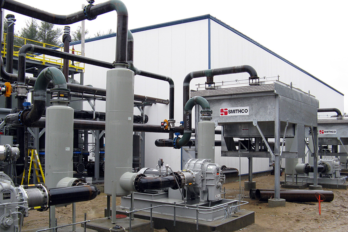 A complex gas piping system was part of this project