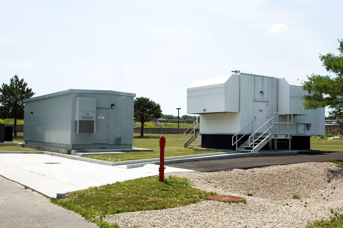 Backup generators were a key component of the Attleboro project