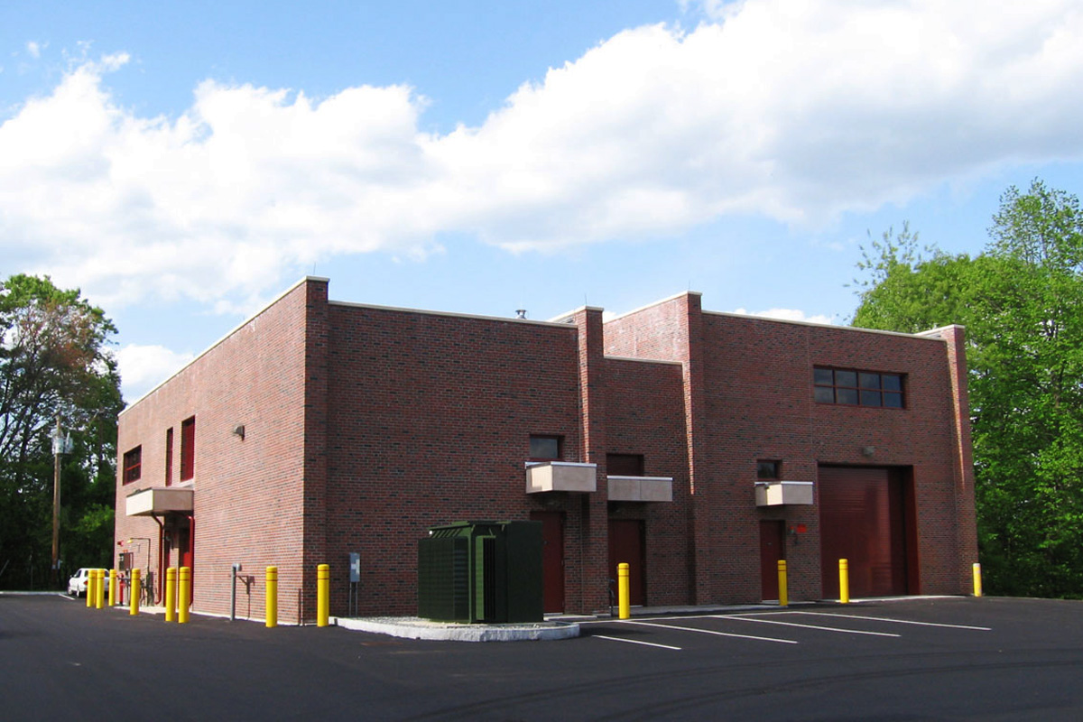 The finished Nashua, NH influent pump station