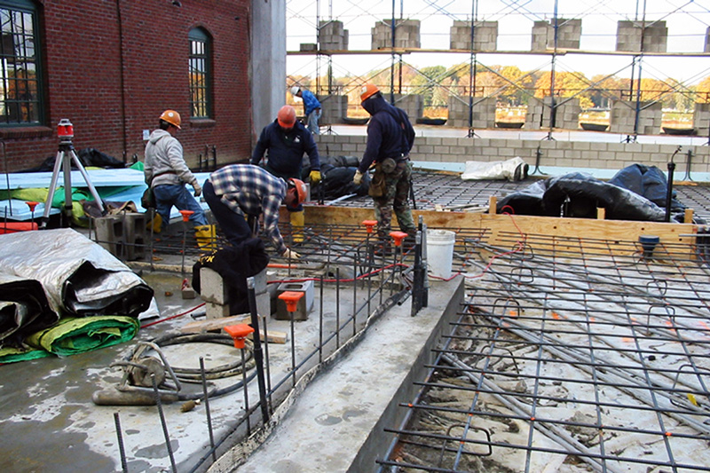 Creating the foundation for the new water treatment facility